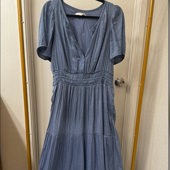 Anthropologie Somerset Maxi Dress in Slate (L) - Picture 5 of 5